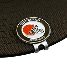 【中古】【輸入品・未使用】Team Golf 30747 Cleveland Browns Golf Ball Marker Hat Clip
