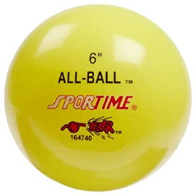 【中古】【輸入品・未使用】Sportime Multi-Purpose Inflatable All-Balls - 6" (15.2cm) Each Yellow