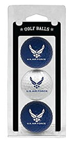 【中古】【輸入品・未使用】Team Golf ミリタリー 空軍 規定サイズ ゴルフボール 3個パック フルカラー 丈夫なチームインプリント