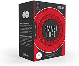 【中古】【輸入品・未使用】Wilson(ウイルソン) ゴルフボール Smart Core 日本未発売 並行輸入品 24個セット ホワイト