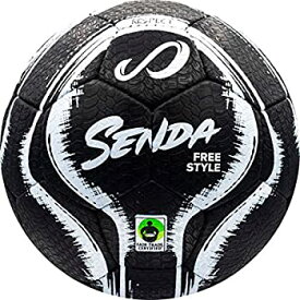 【中古】【輸入品・未使用】Senda Street Soccer Ball Fair Trade Certified Black/White Size 4 (Ages 13 & Up)