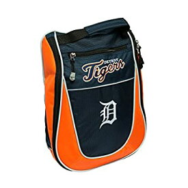 【中古】【輸入品・未使用】Team Golf MLB デトロイト・タイガース トラベルゴルフシューズバッグ 匂いを減らす 収納用エクストラポケット キャリーハンドル