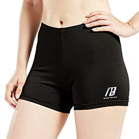 【中古】【輸入品・未使用】Bodyprox バレーボール ショートパンツ 女性用 ブラック