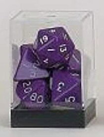 【中古】【輸入品・未使用】Purple Jumbo Polyhedral 7 Piece Dice Set