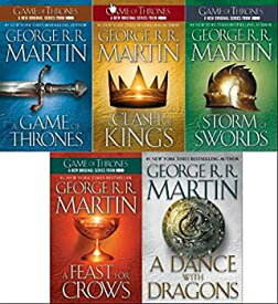 【中古】【輸入品・未使用】Game of Thrones Song of Ice and Fire 5 Book SET