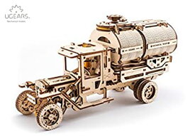 【中古】【輸入品・未使用】UGears トラックとタンカーメカニカル木製モデルキット 3Dパズルアセンブリ
