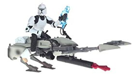 【中古】【輸入品・未使用】Army of the Republic Star Wars Clone Trooper with Speeder Bike
