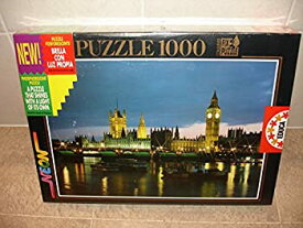 【中古】【輸入品・未使用】The Parliament London 1000-Piece Flourescent Jigsaw Puzzle by Educa
