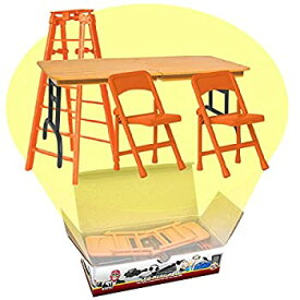 【中古】【輸入品・未使用】究極のはしご テーブル&椅子 オレンジプレイセット レスリングアクションフィギュア