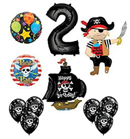 【中古】【輸入品・未使用】Mayflower Products 海賊 2歳の誕生日パーティー用品 バルーンブーケ デコレーション