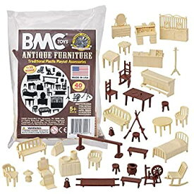 【中古】【輸入品・未使用】BMC Classic Marx アンティーク家具 ? 40ピース ドールハウス プラスチック プレイセット アクセサリー