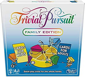【中古】【輸入品・未使用】HasbroゲームTrivial Pursuit Family Edition大人用ゲーム [並行輸入品]