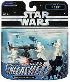 【中古】【輸入品・未使用】Star Wars Unleashed Battle 4 Pack Snowtrooprr Captain & Gunners