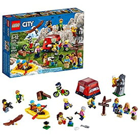 【中古】【輸入品・未使用】LEGO Cityピープルパックアウトドアアドベンチャー60202ビルキット(164個)、マルチカラー