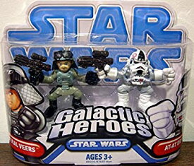 【中古】【輸入品・未使用】Star Wars 2009 Galactic Heroes 2-Pack AT-AT Driver and General Veers