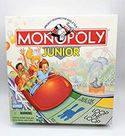 【中古】【輸入品・未使用】Monopoly Junior Board Game 2005 Edition with Amusement Park Theme Featuring Ticket Booth Houses and Park Ride Pawns
