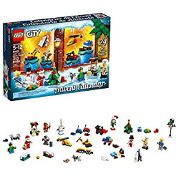 【中古】【輸入品・未使用】LEGO City アドベントカレンダー 60201 2018年版 ミニフィギュア 小さな組み立ておもちゃ クリスマスカウントダウンカレンダー 子供用 (313ピー
