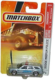 【中古】【輸入品・未使用】Mattel Matchbox 2007 MBX Emergency Vehicle 1:64 Scale Die Cast Metal Car # 71 - Brazos County Sheriff Silver Dodge