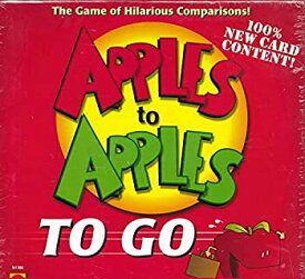 【中古】【輸入品・未使用】Apples to Apples to Go --The Game of Hilarious Comparisons by Mattel (English Manual)