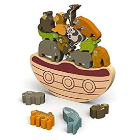【中古】【輸入品・未使用】パズル 木製 アニマル 動物 ノアの方舟 バランスボード BAT-I1403