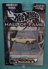 【中古】【輸入品・未使用】Mattel Hot Wheels 2002 Hall Of Fame Greatest Rides 1:64 Scale 35th Anniversary Black With Flames 1964 Lincoln Die Cast