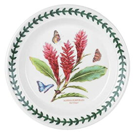 【中古】【輸入品・未使用】Portmeirion Exotic Botanic Garden Salad Plate with Red Ginger Motif by Portmeirion