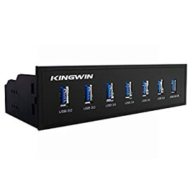 【中古】【輸入品・未使用】KingWin 7 USB 3.0 Port Include One 2.1A Charging Port KW525-7U3C by Kingwin