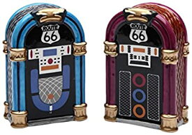 【中古】【輸入品・未使用】StealStreet SS-CG-61826 2.88 Inch Blue and Purple Jukebox Set Salt and Pepper Shakers