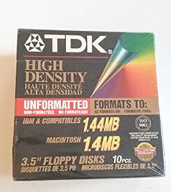【中古】【輸入品・未使用】TDK 1.44?MBフロッピーディスク