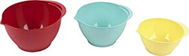【中古】【輸入品・未使用】Good Cook 3-Piece Plastic Mixing Bowl Set by Good Cook Tools & Gadgets