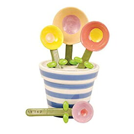 【中古】【輸入品・未使用】Flower Pot Measuring Spoon Baking Set Ceramic by 180 Degrees by 180 Degrees