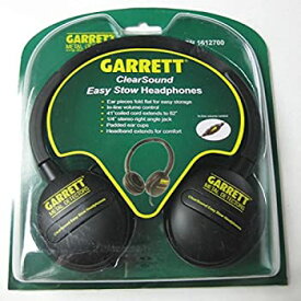 【中古】【輸入品・未使用】Garrett ClearSound 簡単収納ヘッドフォン インラインボリューム付き 金属探知機用