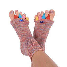 【中古】【輸入品・未使用】Original Foot Alignment Socks マルチカラーソックス ハッピーフィート M
