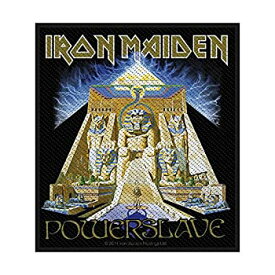 【中古】【輸入品・未使用】Iron Maiden Patch Powerslave Album Cover Band Logo 公式 新しい (11Cm X 9Cm) Size Accessory Size