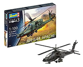 【中古】【輸入品・未使用】ドイツレベル 1/100 アメリカ陸軍 AH-64A アパッチ プラモデル 04985