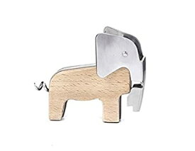 【中古】【輸入品・未使用】KIKKERLAND Elephant Corkscrew エレファントコルクスクリュー CS21