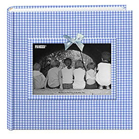 【中古】【輸入品・未使用】Pioneer Photo Albums 200-Pocket Gingham Fabric Frame Cover Photo Album for 4 by 6-Inch Prints Blue by Pioneer Photo Albums