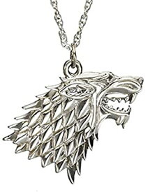 【中古】【輸入品・未使用】Got - Game Of Thrones Sterling Silver Stark Pendant