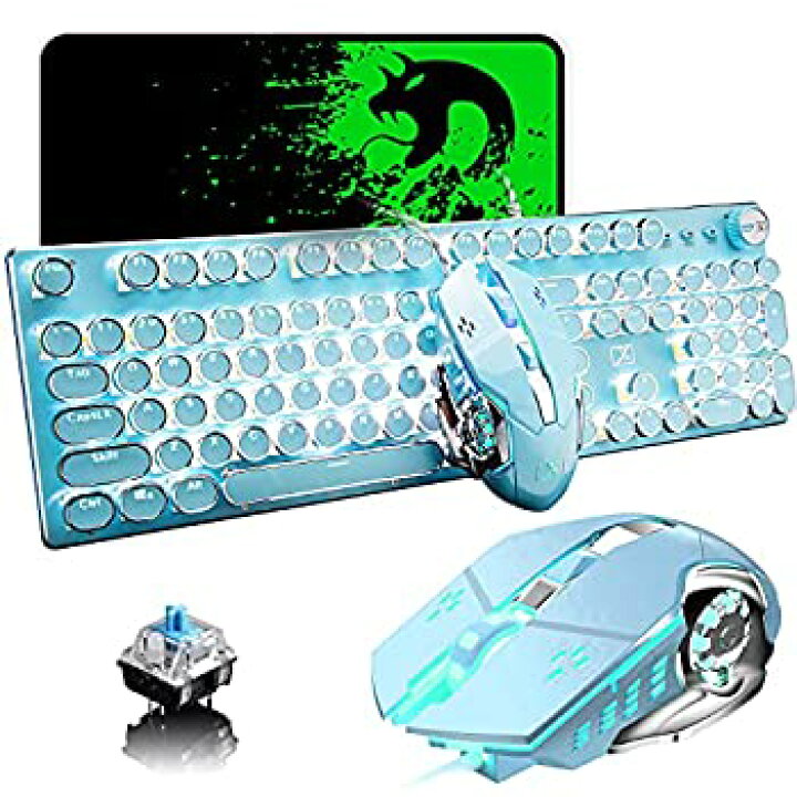楽天市場】【中古】ゲーミングキーボードとマウス、レトロスチーム 