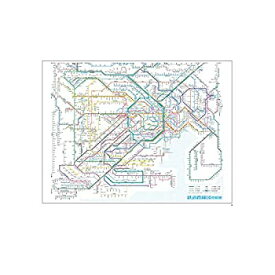 【中古】鉄道路線図 レジャーシート 首都圏 日本語 RLSJ
