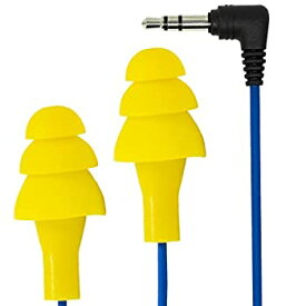 【中古】Plugfones 1st Generation Yellow Ear Plug Earbuds by Plugfones