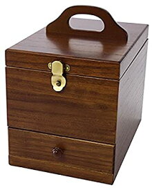 【中古】茶谷産業 日本製 Wooden Case 木製コスメティックボックス 017-513