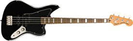 【中古】Squier by Fender エレキベース Classic Vibe Jaguar Bass?, Black