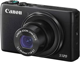 【中古】Canon デジタルカメラ PowerShot S120(ブラック) F値1.8 広角24mm 光学5倍ズーム PSS120(BK)