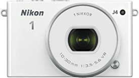 【中古】Nikon ミラーレス一眼 Nikon1 J4 標準パワーズームレンズキット ホワイト J4HPLKWH