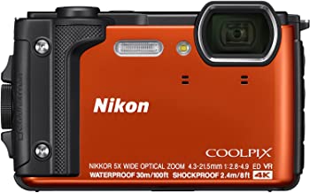 【ポイントアップ中！】【中古】Nikon デジタルカメラ COOLPIX W300 OR クールピクス オレンジ 防水