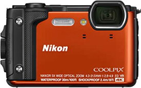 【中古】Nikon デジタルカメラ COOLPIX W300 OR クールピクス オレンジ 防水