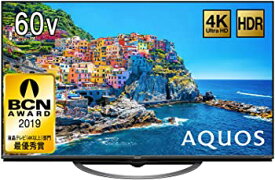 【中古】シャープ ?液晶 テレビ 4K Android TV 回転式スタンド 2018年モデル AQUOS 60V型 4T-C60AJ1