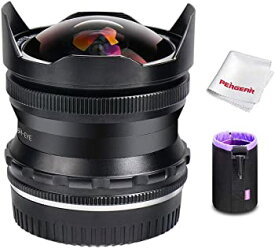 【中古】PERGEAR 7.5mm F2.8 魚眼マニュアルフォーカス固定レンズ Sony NEX/FS5/A6000/A6100/A6300/A6400 APS-Cミラーレスカメラに対応 (ブラック)