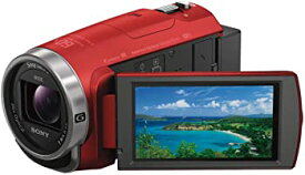 【中古】ソニー ビデオカメラ Handycam HDR-CX680 光学30倍 内蔵メモリー64GB レッド HDR-CX680 R